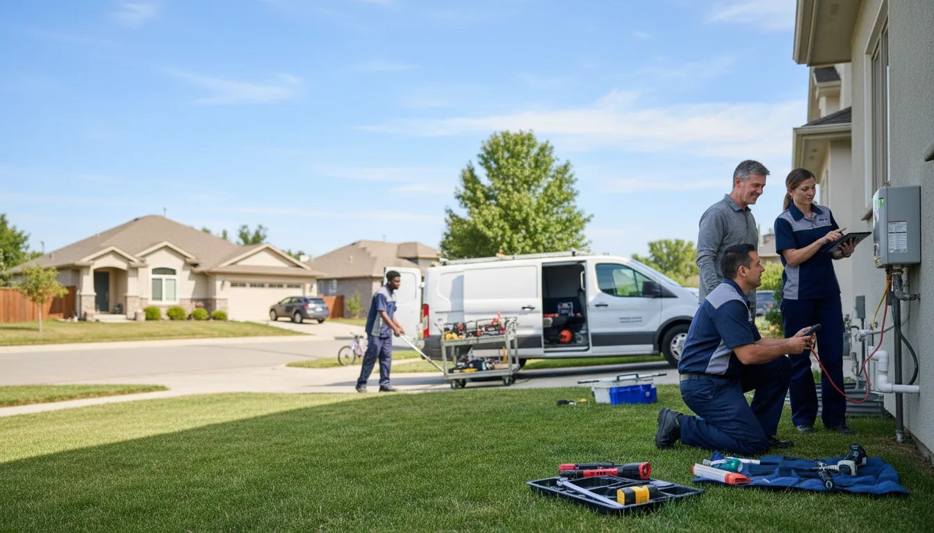 Tankless water heater service in Kyle, SD